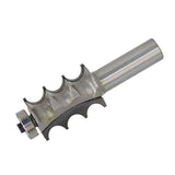 Max Maxb 1/4'' 1/2'' Triple Bead Triple Flute Molding Router Bit Woodworking Cutter 6