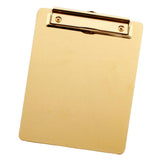 Max Portable Clipboard Stainless Steel Writing Board Metal Clip Document Holder L