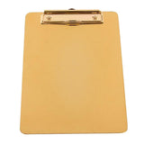 Max Portable Clipboard Stainless Steel Writing Board Metal Clip Document Holder L