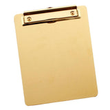 Max Portable Clipboard Stainless Steel Writing Board Metal Clip Document Holder L