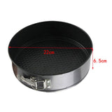 Max Non-Stick Round Loose Base Springform Cake Pan Tin Tray Bakeware 8.5 Inch