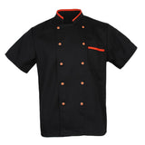 Max Maxb chef Coat uniforms Apparel Cook Jacket  Black M