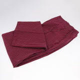 Max Restaurant Cafe Chef Waiter Pants Trousers Uniform Red White Stripe L