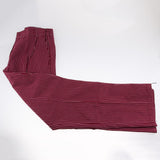 Max Restaurant Cafe Chef Waiter Pants Trousers Uniform Red White Stripe L