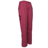 Max Restaurant Cafe Chef Waiter Pants Trousers Uniform Red White Stripe L