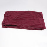 Max Restaurant Cafe Chef Waiter Pants Trousers Uniform Red White Stripe L