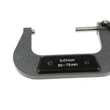 Max Outside Micrometer Set Gauge Vernier Caliper Wrench Measuring  50-75mm