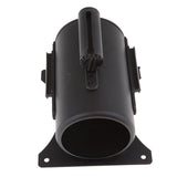 Maxbell 2m Wall Mounted Stanchion Queue Barrier Extended Retractable Belt Black