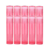 Max Maxb 10x 5G Empty Lipstick Tubes Refillable Lip Gloss Balm Bottles Vials Rose Red