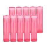 Max Maxb 10x 5G Empty Lipstick Tubes Refillable Lip Gloss Balm Bottles Vials Rose Red