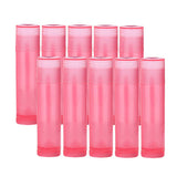 Max Maxb 10x 5G Empty Lipstick Tubes Refillable Lip Gloss Balm Bottles Vials Rose Red