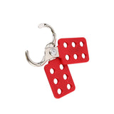 Max Lockout Hasp Steel Lockout Kit Safty Lock 25mm/38mm, Red 38mm