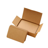 Max Paper Blank Index Flash Cards DIY Greeting Quick Message, 90 Sheets Natural