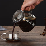 Max Glass Coffee Server 250/360/600/800ml Coffee Maker Pot Kettle Glass Filter 600ml Coffee Pot