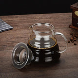 Max Glass Coffee Server 250/360/600/800ml Coffee Maker Pot Kettle Glass Filter 600ml Coffee Pot