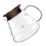 Max Glass Coffee Server 250/360/600/800ml Coffee Maker Pot Kettle Glass Filter 600ml Coffee Pot