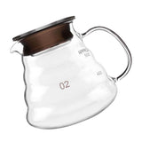Max Glass Coffee Server 250/360/600/800ml Coffee Maker Pot Kettle Glass Filter 600ml Coffee Pot