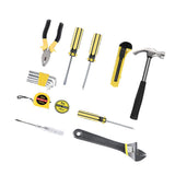 Maxbell 15Pcs Home Repair Tool Set General Household Hand Tool Kit with Tool Box