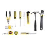 Maxbell 15Pcs Home Repair Tool Set General Household Hand Tool Kit with Tool Box