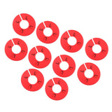 Max Maxb 10x Clothing Rack Size Divider Wardrobe Round Hanger Dividers Red L