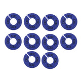 Max Maxb 10x Clothing Rack Size Divider Wardrobe Round Hanger Dividers Dark Blue XXXL