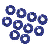 Max Maxb 10x Clothing Rack Size Divider Wardrobe Round Hanger Dividers Dark Blue XXXL