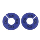 Max Maxb 10x Clothing Rack Size Divider Wardrobe Round Hanger Dividers Dark Blue XXXL