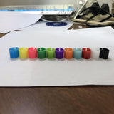 Max Snap On Hanger Size Markers Garment Sizers, Donuts, Bagels, Cubes Purple