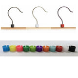 Max Snap On Hanger Size Markers Garment Sizers, Donuts, Bagels, Cubes Purple