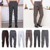 Maxbell Chef Baggy Pants, Chef Uniform, Cook, Culinary Appare Chili pattern XXL