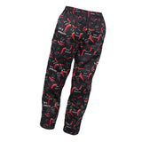 Maxbell Chef Baggy Pants, Chef Uniform, Cook, Culinary Appare Chili pattern XXL