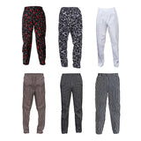 Maxbell Chef Baggy Pants, Chef Uniform, Cook, Culinary Appare Chili pattern XXL