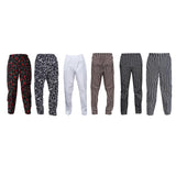 Maxbell Chef Baggy Pants, Chef Uniform, Cook, Culinary Appare Chili pattern XXL