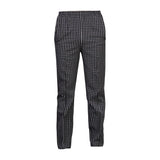 Maxbell Chef Baggy Pants, Chef Uniform, Cook, Culinary Appare Black plaid XXXL