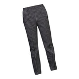 Maxbell Chef Baggy Pants, Chef Uniform, Cook, Culinary Appare Black plaid XXXL