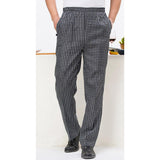 Maxbell Chef Baggy Pants, Chef Uniform, Cook, Culinary Appare Black plaid XXXL