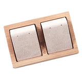 Max Maxb 2pcs Earring Card Holder with Tray for Jewelry Accessory Display  Beige