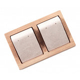 Max Maxb 2pcs Earring Card Holder with Tray for Jewelry Accessory Display  Beige