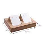 Max Maxb 2pcs Earring Card Holder with Tray for Jewelry Accessory Display  Beige