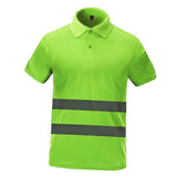 Max Reflective T Shirt Safety Quick Dry High Visibility Short Sleeve Green XL