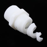 Maxbell Plastic Spiral Cone Spray Nozzle Washing Cleaning Cooling Accs White 11:4
