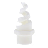Maxbell Plastic Spiral Cone Spray Nozzle Washing Cleaning Cooling Accs White 11:4