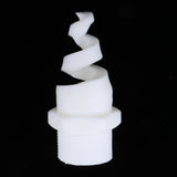 Maxbell Plastic Spiral Cone Spray Nozzle Washing Cleaning Cooling Accs White 11:4