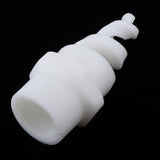 Maxbell Plastic Spiral Cone Spray Nozzle Washing Cleaning Cooling Accs White 11:4