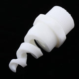 Maxbell Plastic Spiral Cone Spray Nozzle Washing Cleaning Cooling Accs White 11:4
