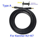 Max High Pressure Washer Hose Water Cleaning Extension Hose for Karcher 6m