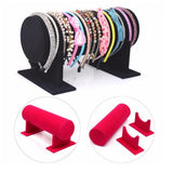 Max Maxb Bright Color Hair Band Display Rack 35x11cm Black