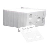 Max 1000pcs Earring Display Cards Wholesale Bulk Jewelry Packaging White 2