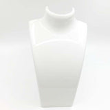 Max Acrylic Necklace Pendant Display Bust Mannequin Stand Holder White