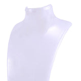 Max Acrylic Necklace Pendant Display Bust Mannequin Stand Holder White